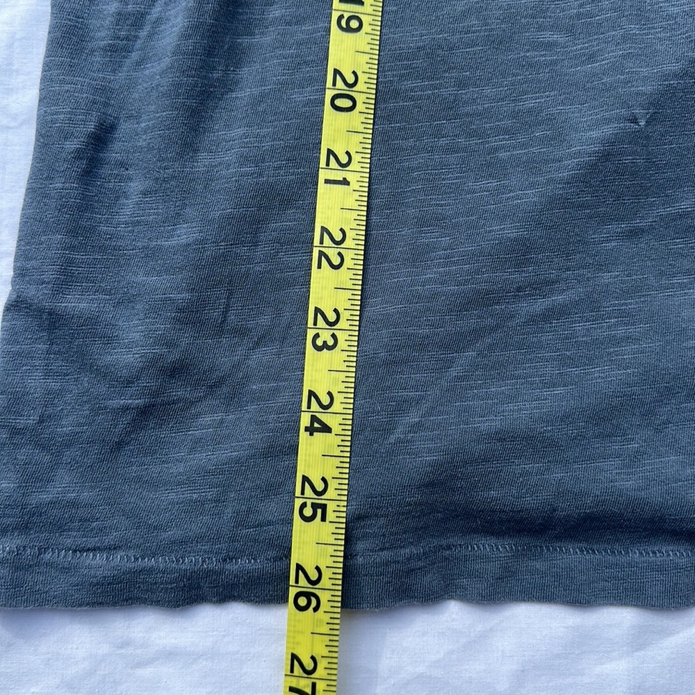 Lucky Brand x Fender graphic Tee bluish grey with black and orange logo size M - Picture 5 of 7